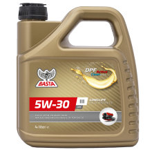 Motorolje 5W-30 helsyntetisk 4 liter - Basta